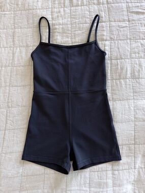 Wilfred Free Aritzia Black Romper Bodysuit Active
